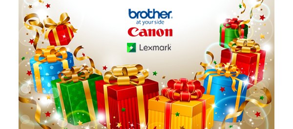 Новогодняя мешанина с Brother, Canon, Lexmark